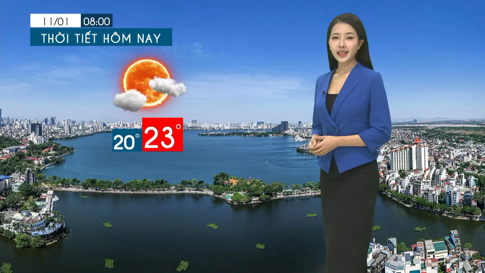 Dự báo thời tiết tối | 11/01/2026